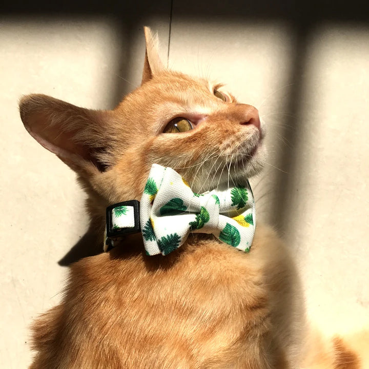 Adjustable Cat Collars Tie With Bells - NewDuka