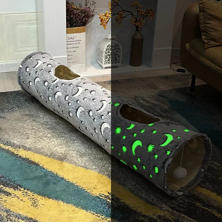 DukaPets - Pet Self-Luminous Collapsible Tunnel Toys